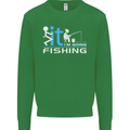 Fook It I'm Going Fishing Funny Fisherman Mens Sweatshirt Jumper Irish Green