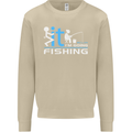 Fook It I'm Going Fishing Funny Fisherman Mens Sweatshirt Jumper Sand