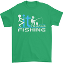 Fook It I'm Going Fishing Funny Fisherman Mens T-Shirt Cotton Gildan Irish Green