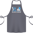 Fook It I'm Going Sailing Sailor Boat Yacht Cotton Apron 100% Organic Steel