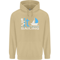 Fook It I'm Going Sailing Sailor Boat Yacht Mens 80% Cotton Hoodie Sand