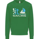Fook It I'm Going Sailing Sailor Boat Yacht Mens Sweatshirt Jumper Irish Green