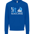 Fook It I'm Going Sailing Sailor Boat Yacht Mens Sweatshirt Jumper Royal Blue