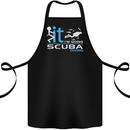 Fook It I'm Going Scuba Diving Diver Funny Cotton Apron 100% Organic Black