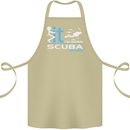 Fook It I'm Going Scuba Diving Diver Funny Cotton Apron 100% Organic Khaki