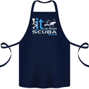 Fook It I'm Going Scuba Diving Diver Funny Cotton Apron 100% Organic Navy Blue