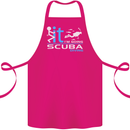 Fook It I'm Going Scuba Diving Diver Funny Cotton Apron 100% Organic Pink