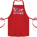 Fook It I'm Going Scuba Diving Diver Funny Cotton Apron 100% Organic Red