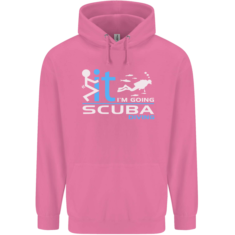 Fook It I'm Going Scuba Diving Diver Funny Mens 80% Cotton Hoodie Azelea