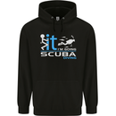 Fook It I'm Going Scuba Diving Diver Funny Mens 80% Cotton Hoodie Black