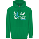 Fook It I'm Going Scuba Diving Diver Funny Mens 80% Cotton Hoodie Irish Green