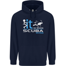Fook It I'm Going Scuba Diving Diver Funny Mens 80% Cotton Hoodie Navy Blue