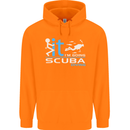 Fook It I'm Going Scuba Diving Diver Funny Mens 80% Cotton Hoodie Orange