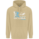 Fook It I'm Going Scuba Diving Diver Funny Mens 80% Cotton Hoodie Sand