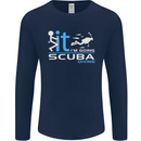 Fook It I'm Going Scuba Diving Diver Funny Mens Long Sleeve T-Shirt Navy Blue
