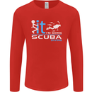 Fook It I'm Going Scuba Diving Diver Funny Mens Long Sleeve T-Shirt Red