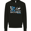 Fook It I'm Going Scuba Diving Diver Funny Mens Sweatshirt Jumper Black