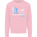 Fook It I'm Going Scuba Diving Diver Funny Mens Sweatshirt Jumper Light Pink