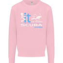 Fook It I'm Going Scuba Diving Diver Funny Mens Sweatshirt Jumper Light Pink