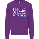 Fook It I'm Going Scuba Diving Diver Funny Mens Sweatshirt Jumper Purple