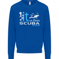 Fook It I'm Going Scuba Diving Diver Funny Mens Sweatshirt Jumper Royal Blue