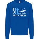 Fook It I'm Going Scuba Diving Diver Funny Mens Sweatshirt Jumper Royal Blue