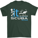 Fook It I'm Going Scuba Diving Diver Funny Mens T-Shirt Cotton Gildan Forest Green