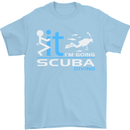 Fook It I'm Going Scuba Diving Diver Funny Mens T-Shirt Cotton Gildan Light Blue