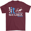Fook It I'm Going Scuba Diving Diver Funny Mens T-Shirt Cotton Gildan Maroon