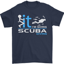 Fook It I'm Going Scuba Diving Diver Funny Mens T-Shirt Cotton Gildan Navy Blue