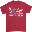 Fook It I'm Going Scuba Diving Diver Funny Mens T-Shirt Cotton Gildan Red