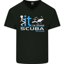 Fook It I'm Going Scuba Diving Diver Funny Mens V-Neck Cotton T-Shirt Black