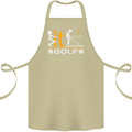 Fook It I'm Playing Golf Golfer Golfing Cotton Apron 100% Organic Khaki