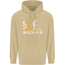 Fook It I'm Playing Golf Golfer Golfing Mens 80% Cotton Hoodie Sand