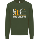 Fook It I'm Playing Golf Golfer Golfing Mens Sweatshirt Jumper Forest Green