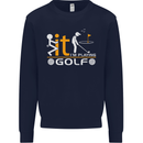 Fook It I'm Playing Golf Golfer Golfing Mens Sweatshirt Jumper Navy Blue