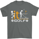 Fook It I'm Playing Golf Golfer Golfing Mens T-Shirt Cotton Gildan Charcoal