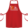 Fook It Im Going Training Top Weightlifting Cotton Apron 100% Organic Red