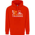 Fook It Im Going Training Top Weightlifting Mens 80% Cotton Hoodie Bright Red