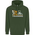 Fook It Im Going Training Top Weightlifting Mens 80% Cotton Hoodie Forest Green