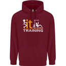 Fook It Im Going Training Top Weightlifting Mens 80% Cotton Hoodie Maroon