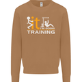 Fook It Im Going Training Top Weightlifting Mens Sweatshirt Jumper Caramel Latte