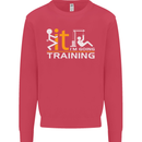 Fook It Im Going Training Top Weightlifting Mens Sweatshirt Jumper Heliconia