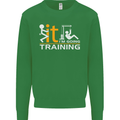Fook It Im Going Training Top Weightlifting Mens Sweatshirt Jumper Irish Green