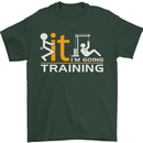 Fook It Im Going Training Top Weightlifting Mens T-Shirt Cotton Gildan Forest Green