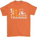 Fook It Im Going Training Top Weightlifting Mens T-Shirt Cotton Gildan Orange