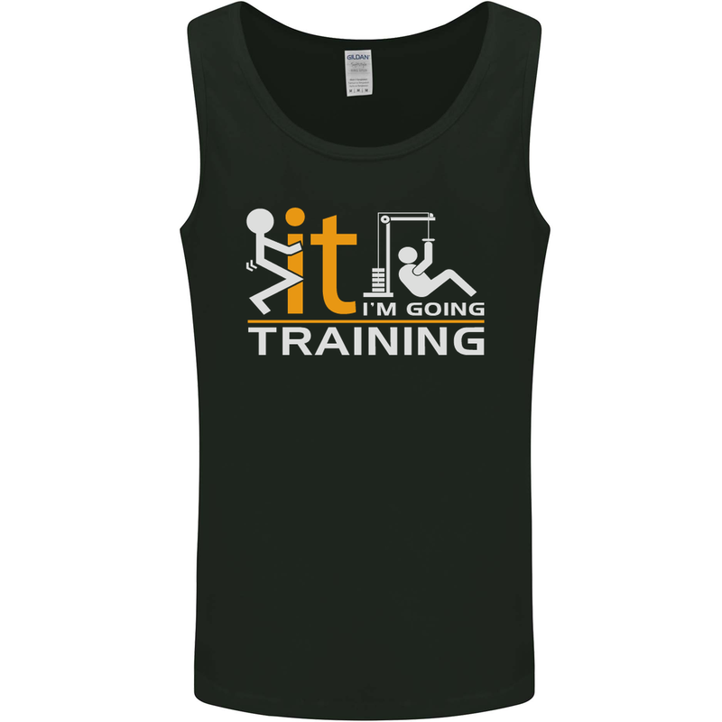 Fook It Im Going Training Top Weightlifting Mens Vest Tank Top Black
