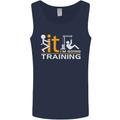 Fook It Im Going Training Top Weightlifting Mens Vest Tank Top Navy Blue