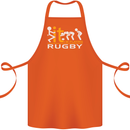 Fook It Im Playing Rugby Union Player Funny Cotton Apron 100% Organic Orange