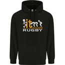Fook It Im Playing Rugby Union Player Funny Mens 80% Cotton Hoodie Black
